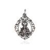 Colgante de la Virgen María Auxiliadora en Plata de Ley 925mls