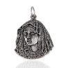 Colgante del Rostro de la Virgen de la Macarena en Plata de Ley 925mls