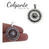 Colgante Sol de Portocarrero Grande en Plata de Ley 925mls