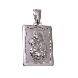 Colgante de Virgen del Carmen en Plata de Ley 925mls