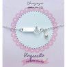 Esclava Infantil de la Virgen del Rocío Calada en Plata de Ley 925mls