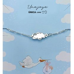 Esclava Infantil de Nube en Plata de Ley 925mls