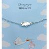 Esclava Infantil de Nube en Plata de Ley 925mls