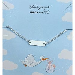 Esclava Infantil Lisa en Plata de Ley 925mls