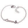 Pulsera Comunión con Nombre Personalizado en Plata de Ley 925mls