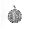 Colgante Medalla de San Benito Protector en Plata de Ley 925mls
