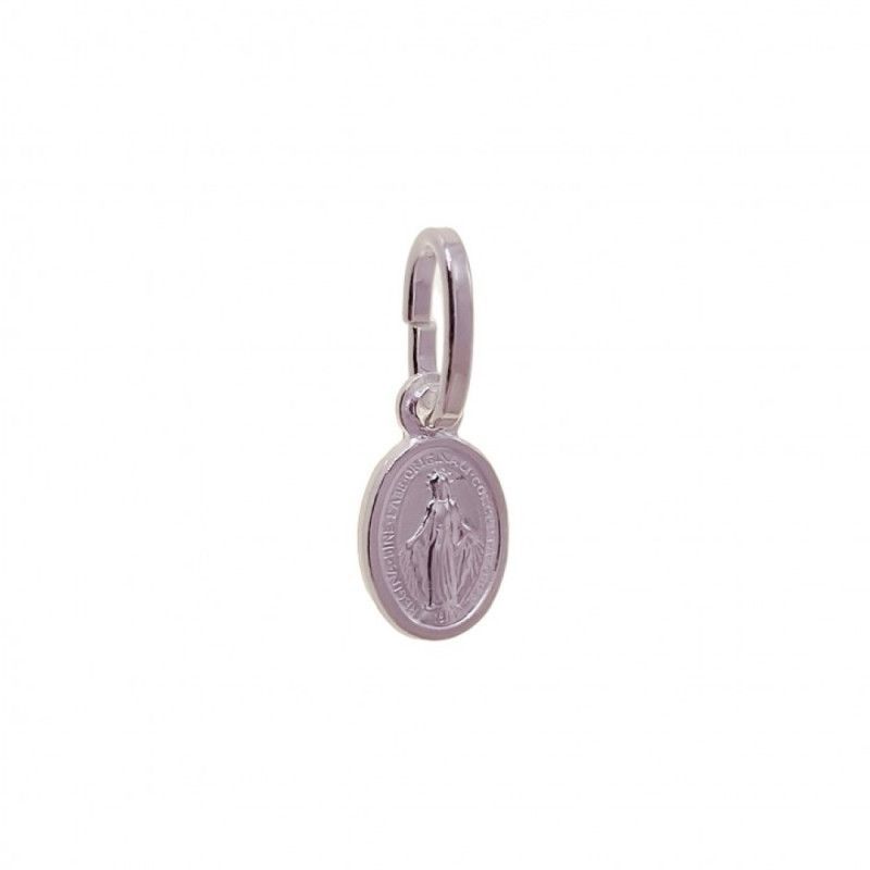 Colgante de la Virgen Milagrosa Mini en Plata de Ley 925mls