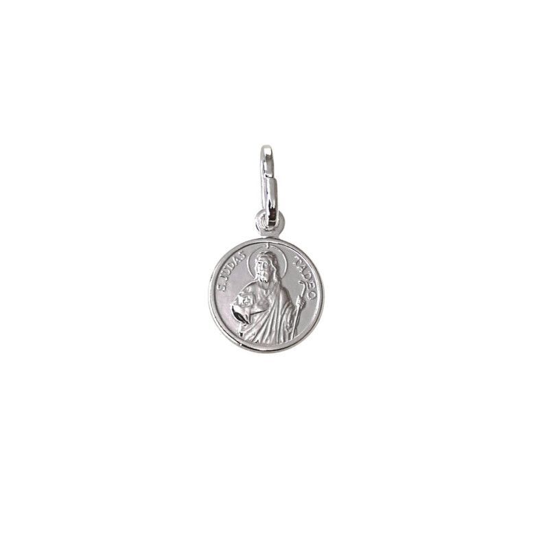 Colgante de San Judas Tadeo Mini en Plata de Ley 925mls