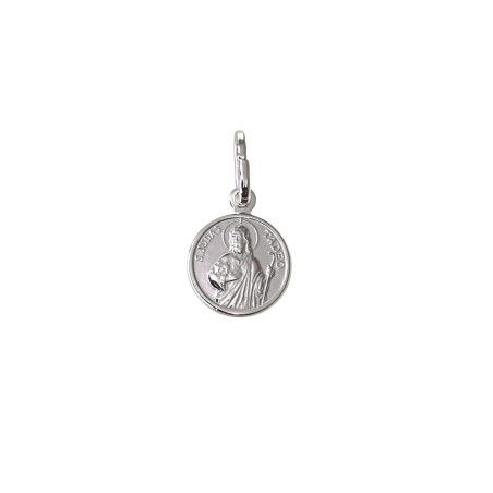 Colgante de San Judas Tadeo Mini en Plata de Ley 925mls