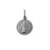 Colgante Medalla de San Benito Protector en Plata de Ley 925mls