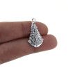 Colgante de la Virgen del Rocío Mediana en Plata de Ley 925mls