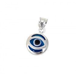 Colgante Ojo Turco en Plata de Ley 925mls