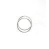 Aros Lisos de 20mm en Plata de Ley 925mls