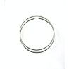 Aros Lisos de 45mm en Plata de Ley 925mls