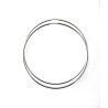 Aros Lisos de 55mm en Plata de Ley 925mls