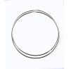 Aros Lisos de 65mm en Plata de Ley 925mls