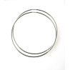 Aros Lisos de 60mm en Plata de Ley 925mls