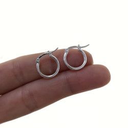 Aros Lisos en Plata de Ley 925mls