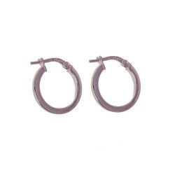 Aros Lisos Redondos en Plata de Ley 925mls