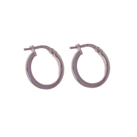 Aros Lisos Redondos en Plata de Ley 925mls