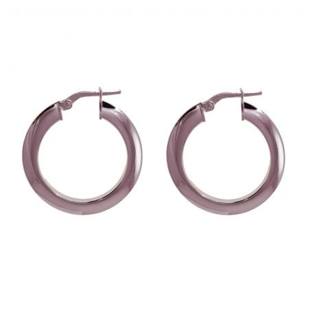 Aros Planos Lisos en Plata de Ley 925mls