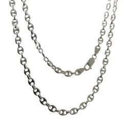 Cadena 60cm Calabrote en Plata de Ley 925mls