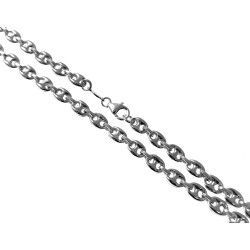 Cadena 50cm Calabrote en Plata de Ley 925mls