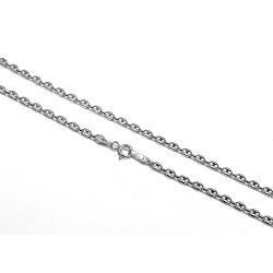 Cadena 50cm Calabrote en Plata de Ley 925mls
