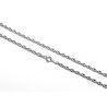 Cadena 50cm Calabrote en Plata de Ley 925mls