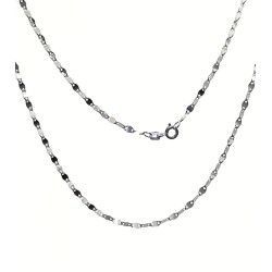 Cadena 50cm Lumina en Plata de Ley 925mls
