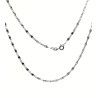 Cadena 50cm Lumina en Plata de Ley 925mls