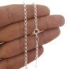 Cadena 40cm Rolo en Plata de Ley 925mls