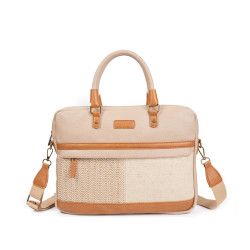 Bolso Grande de Rafia y Polipiel | Diseño y Elegancia
