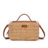 Bolso Bandolera de Rafia y Polipiel – Estilo y Elegancia