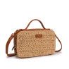 Bolso Bandolera de Rafia y Polipiel – Estilo y Elegancia