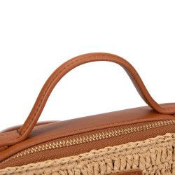 Bolso Bandolera de Rafia y Polipiel – Estilo y Elegancia