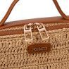 Bolso Bandolera de Rafia y Polipiel – Estilo y Elegancia