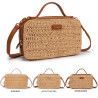 Bolso Bandolera de Rafia y Polipiel – Estilo y Elegancia