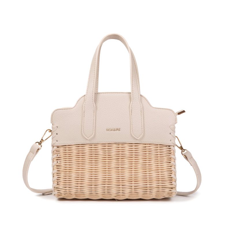 Bolso Bandolera de Rafia y Polipiel | Diseño y Elegancia