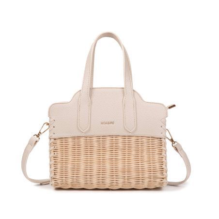 Bolso Bandolera de Rafia y Polipiel | Diseño y Elegancia