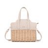 Bolso Bandolera de Rafia y Polipiel | Diseño y Elegancia