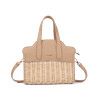 Bolso Bandolera de Rafia y Polipiel | Diseño y Elegancia