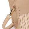 Bolso Bandolera de Rafia y Polipiel | Diseño y Elegancia