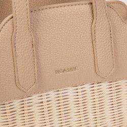Bolso Bandolera de Rafia y Polipiel | Diseño y Elegancia