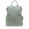 Mochila de Polipiel Rojo y Verde | Estilo y Elegancia