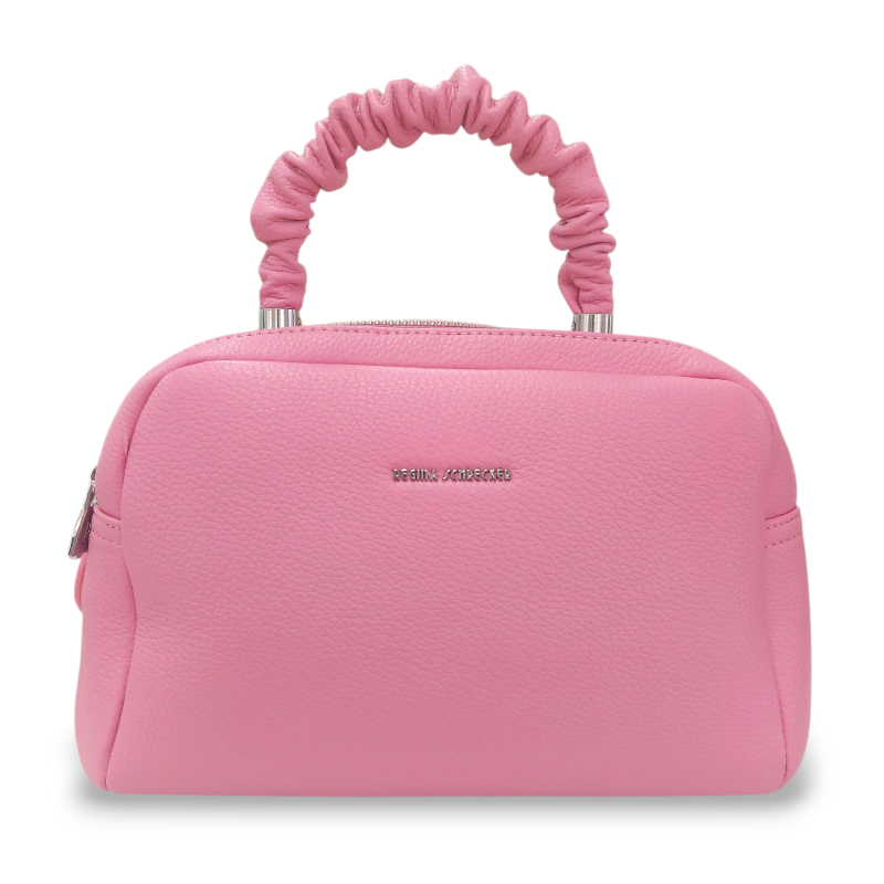 Bolso de Mano Polipiel Rosa y Apricot | Diseño y Elegancia