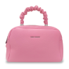 Bolso de Mano Polipiel Rosa y Apricot | Diseño y Elegancia