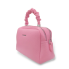Bolso de Mano Polipiel Rosa y Apricot | Diseño y Elegancia