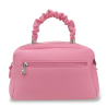 Bolso de Mano Polipiel Rosa y Apricot | Diseño y Elegancia