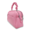 Bolso de Mano Polipiel Rosa y Apricot | Diseño y Elegancia